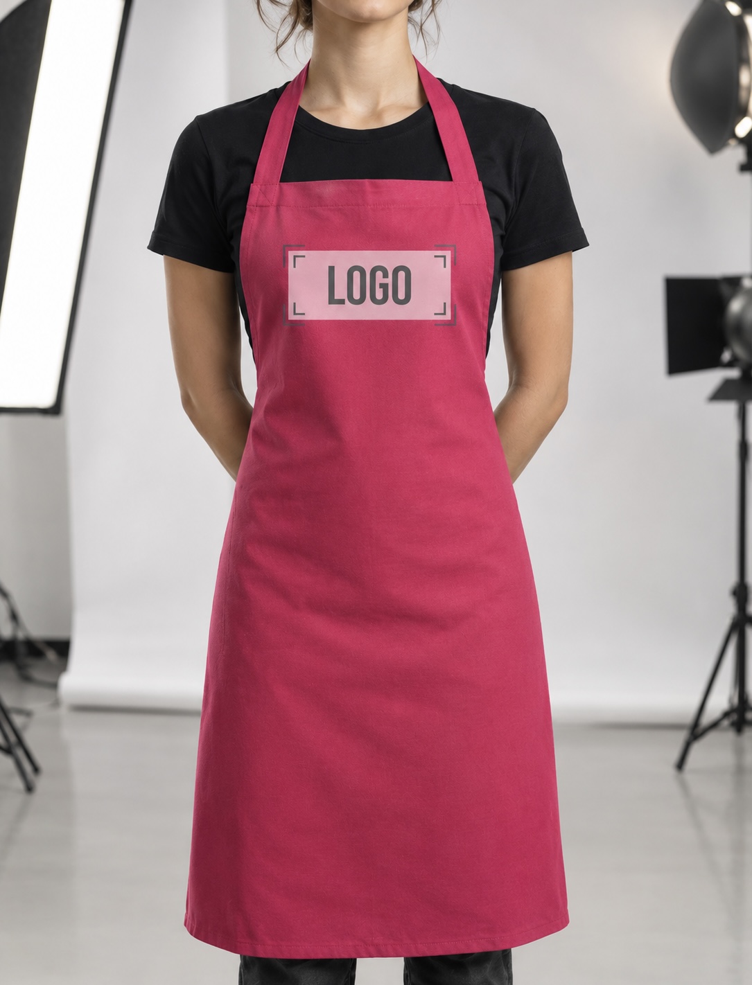 Avental de Cozinha Simples sem Bolso Duck Linho